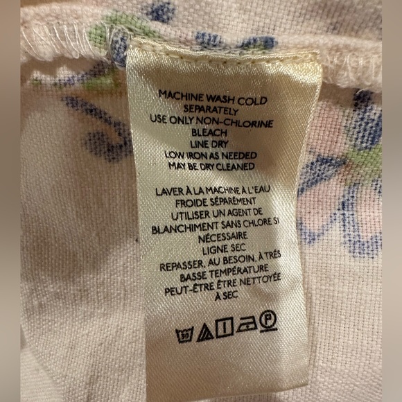 Anthropologie Pilcro Floral Flannel Button Up Oversized - Picture 7 of 7